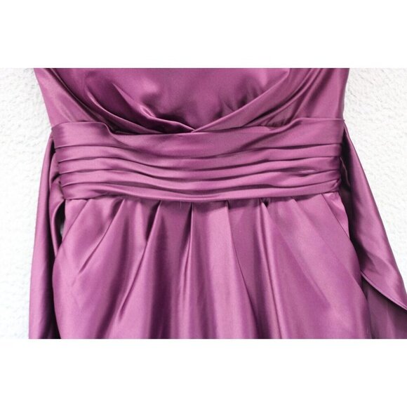 Bill Levkoff Purple Strapless Evening Dress-Size 4-Event-Pockets - Picture 4 of 14